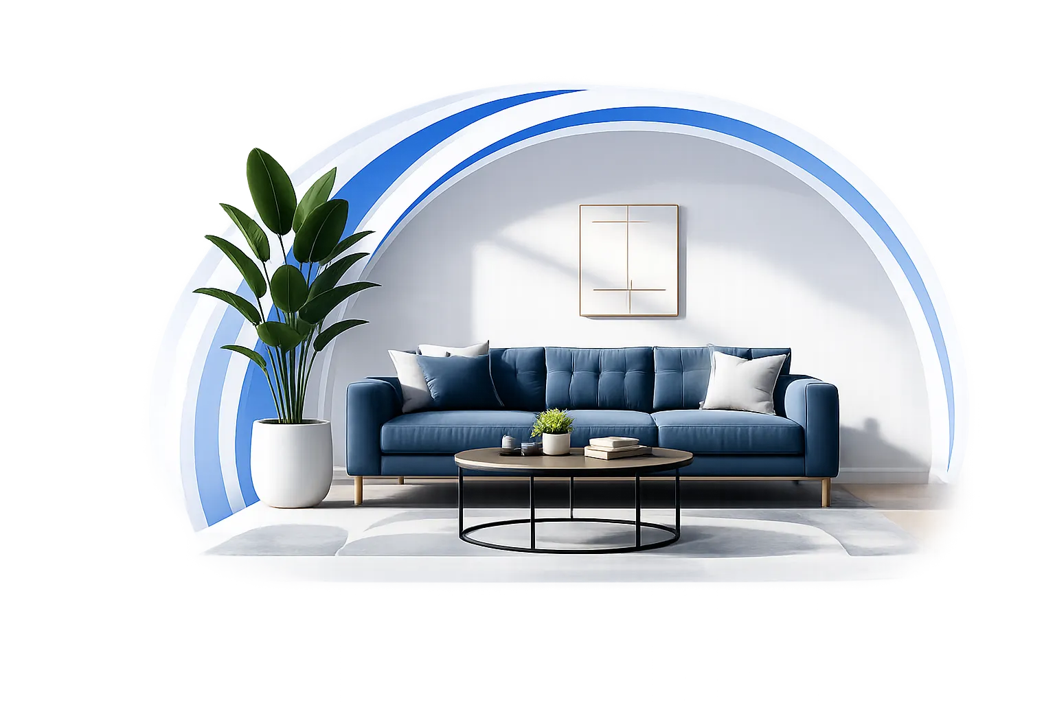 Living modern curat